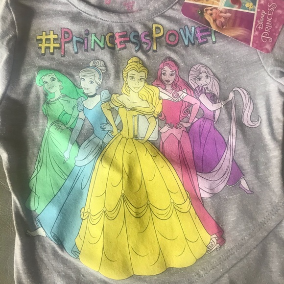 LITTLE GIRLS DISNEY PRINCESS POWER TEE - Picture 2 of 2